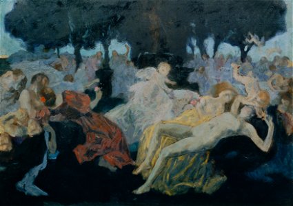 Hans Tichy - Am Brunnen der Liebe - 1613 - Österreichische Galerie Belvedere