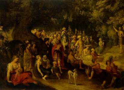 Hans Jordaens (III) - Sermon of St John the Baptist - WGA11977
