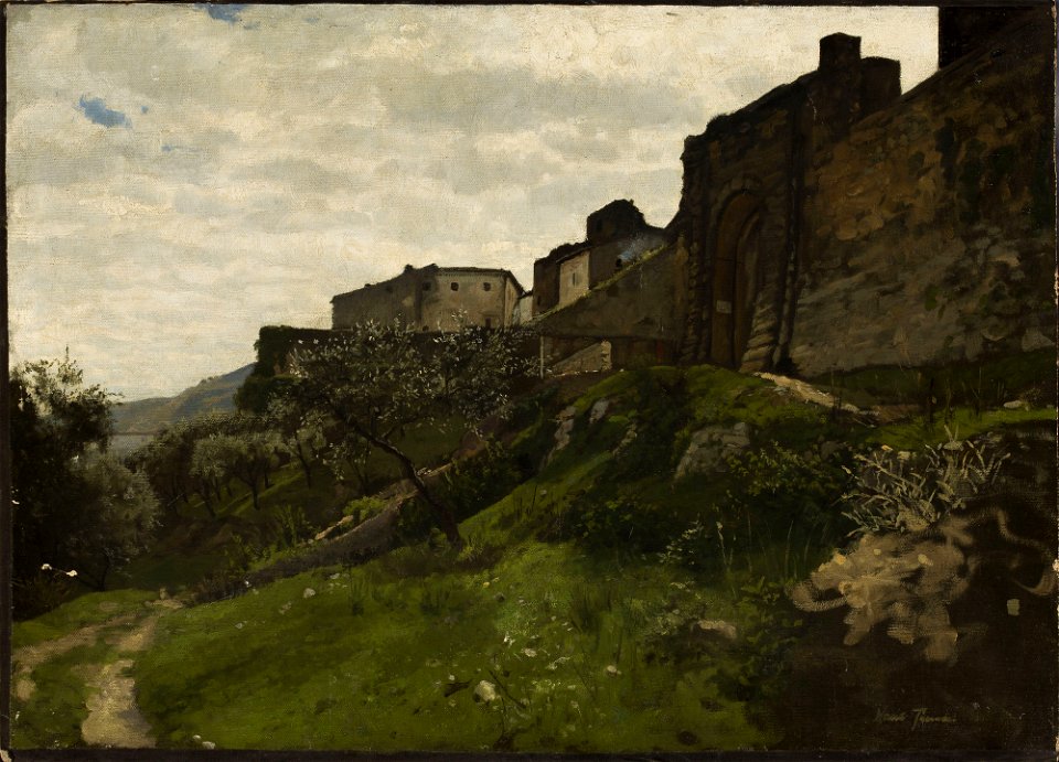 Hans Thoma - Fragment of defensive walls - M.Ob.2639 MNW - National Museum in Warsaw