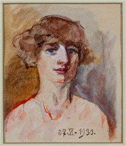 Hans von Faber du Faur Damenportrait 1930-06-27