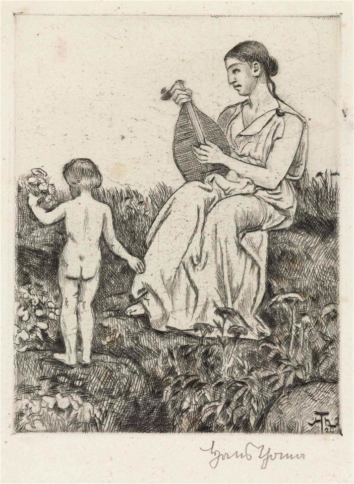 Hans Thoma Quellnymphe I 1920
