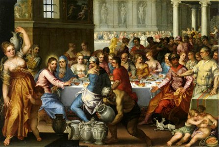 Hans Rottenhammer d. Ä. - Die Hochzeit zu Kana - 751 - Bavarian State Painting Collections