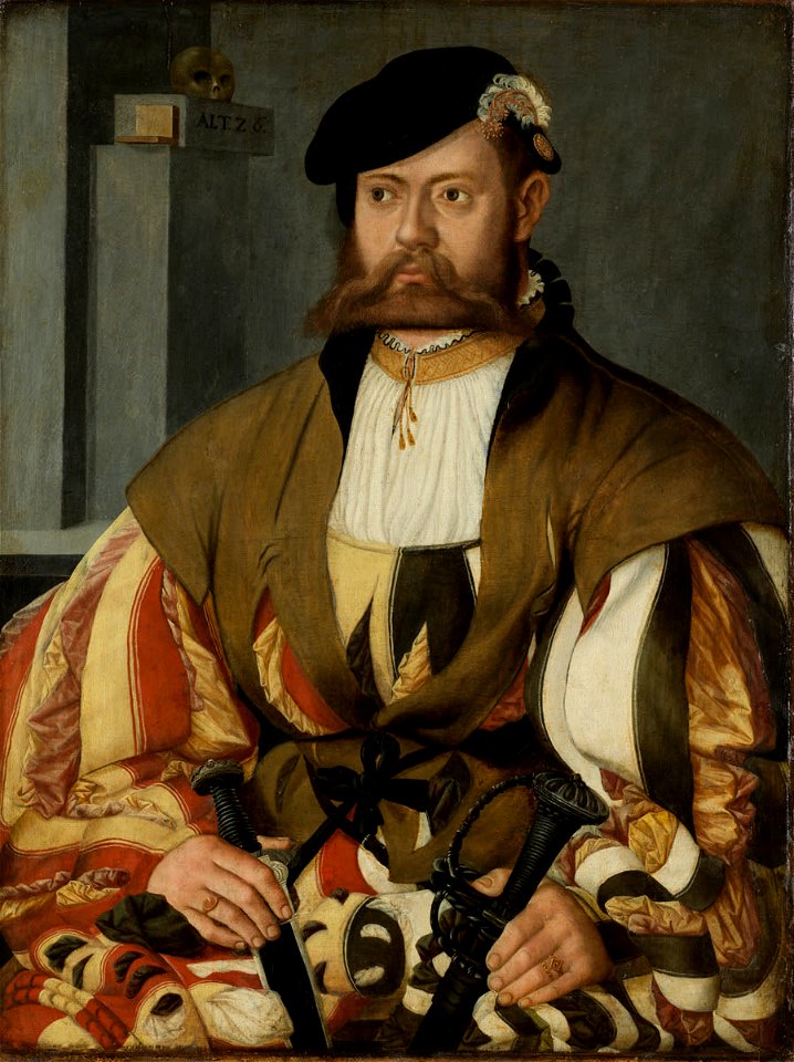 Hans Schöpfer d. Ä. - Bildnis eines ritterlich gekleideten Mannes - 5319 - Bavarian State Painting Collections