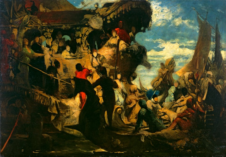 Hans Makart - Venedig huldigt Catarina Cornero - G 4123 - Lenbachhaus
