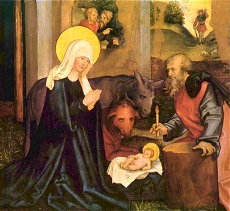 Hans Schäufelein-Marien- und Passionsaltar, Geburt Christi