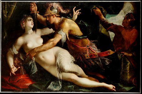 Hans von Aachen, , Kunsthistorisches Museum Wien, Gemäldegalerie - Tarquinius und Lukrezia - GG 9862 - Kunsthistorisches Museum