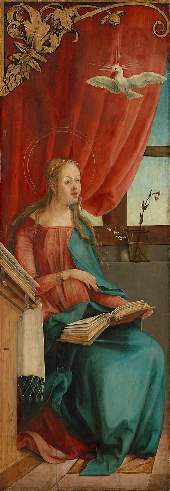 Hans Sueß von Kulmbach, , Kunsthistorisches Museum Wien, Gemäldegalerie - Verkündigung Mariae, Maria - GG 6045a - Kunsthistorisches Museum