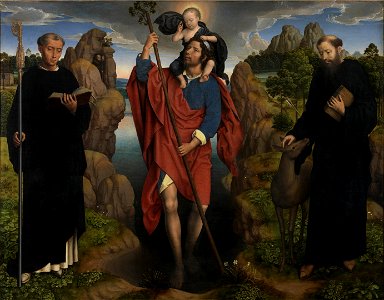 Hans Memling - Triptych of the Family Moreel (central panel) - WGA14930