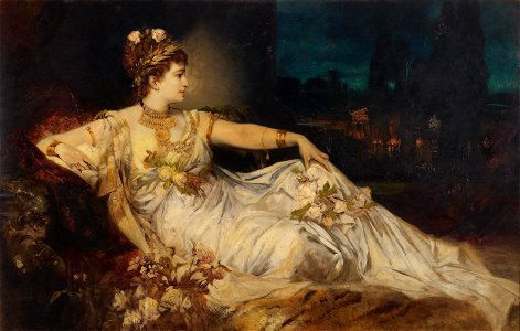 Hans Makart - Charlotte Wolter als „Messalina“