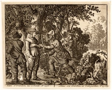 Hans van Overdam in de bossen rond Gent gevangen genomen, objectnr A 41902