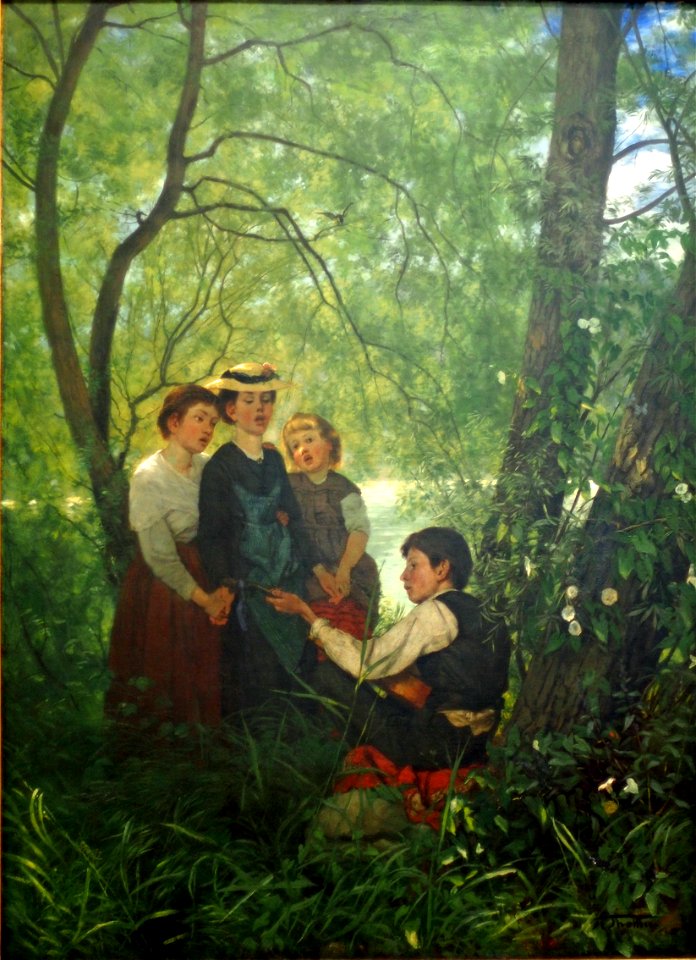 Hans Thoma Gesang i Grünen 02