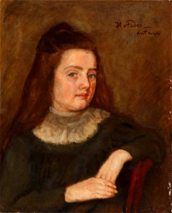 Hans von Faber du Faur Portrait eines kleinen Mädchens 15