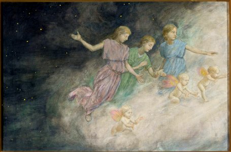 Hans Thoma - Angels – Annunciation - 186578 MNW - National Museum in Warsaw