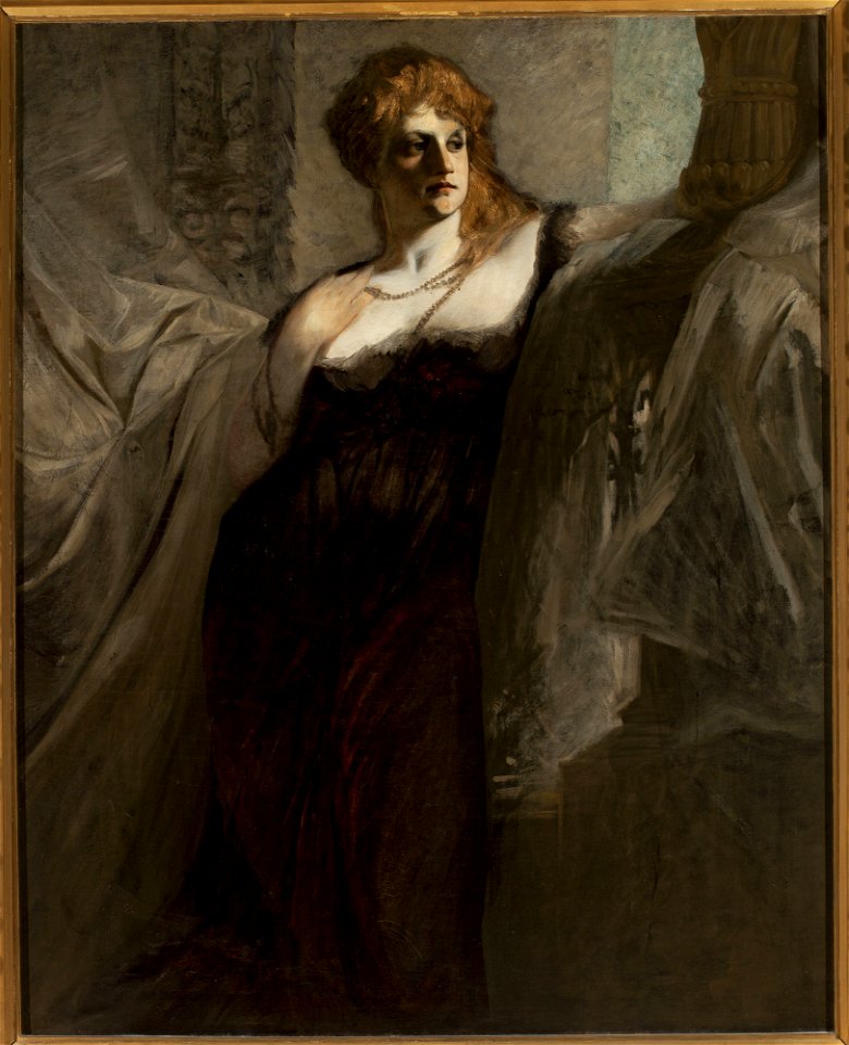 Hans Makart - Portrait of a young woman - M.Ob.501 - National Museum in Warsaw
