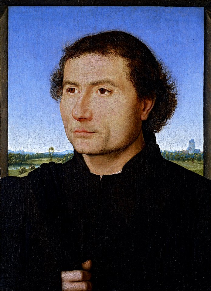Hans Memling - Portret van een manFXD