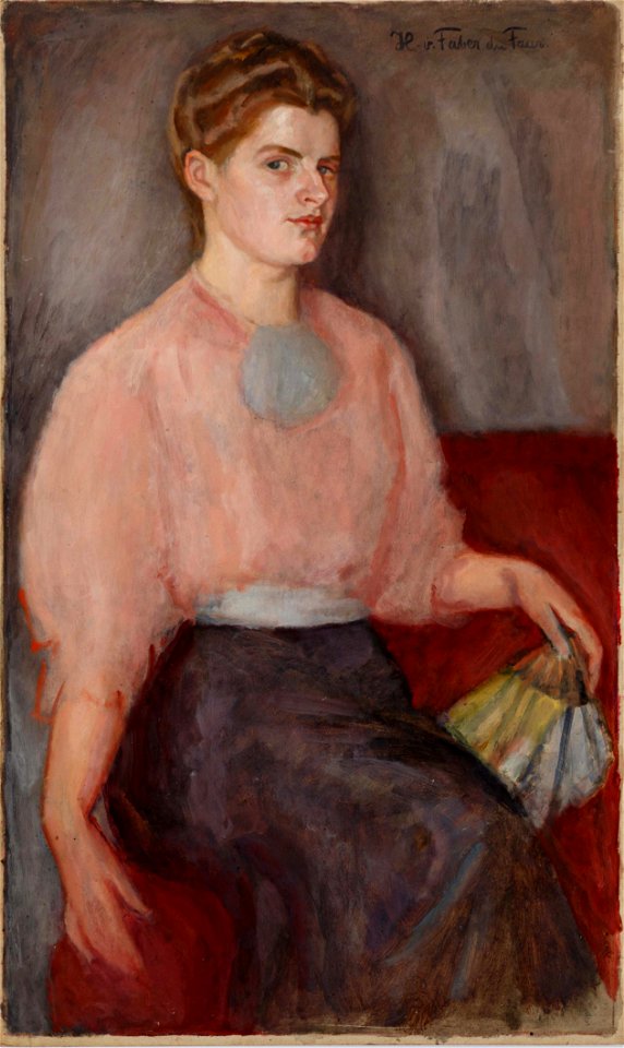 Hans von Faber du Faur Mädchenportrait