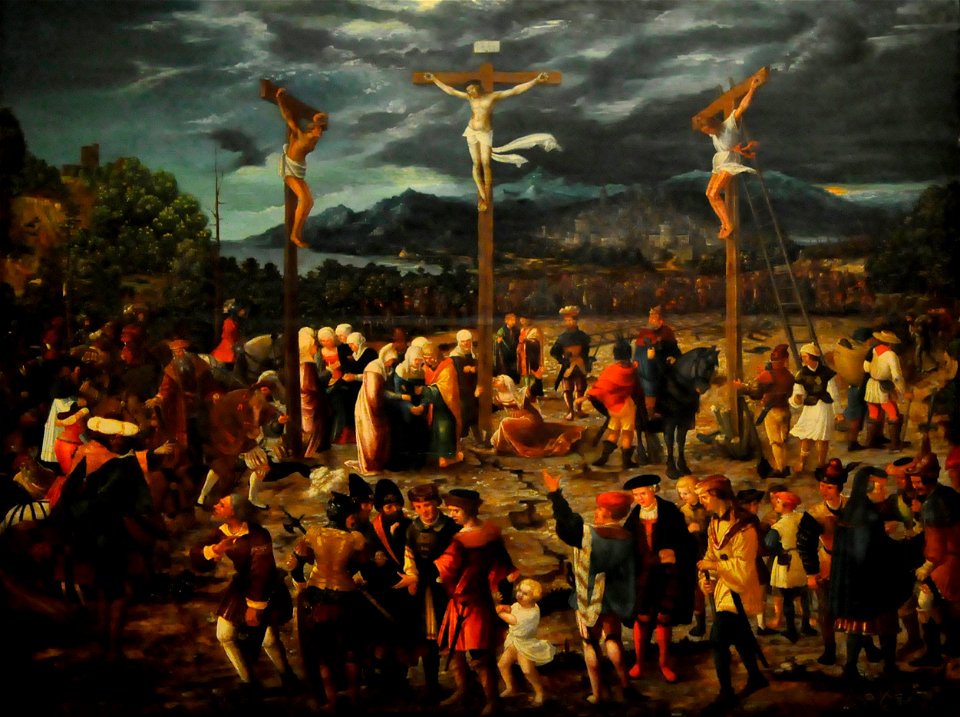 Hans Mielich (1516-1573) - Kruisiging - Madrid Bellas Artes 21-03-2010 11-20-15