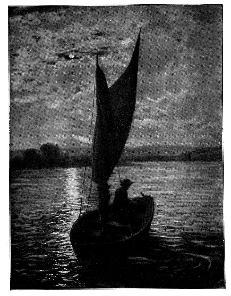 Hans Thoma Kahnfahrt im Mondschein 1925 dgE