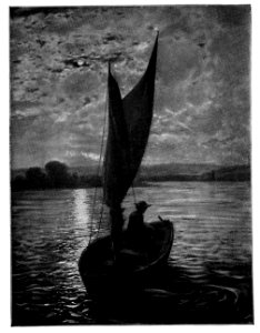 Hans Thoma Kahnfahrt im Mondschein 1925 dgE