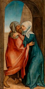Hans von Kulmbach - Meeting of Joachim and Anna at the Golden Gate - BF871 - Barnes Foundation