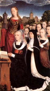 Hans Memling - Triptych of the Family Moreel (right wing) - WGA14931