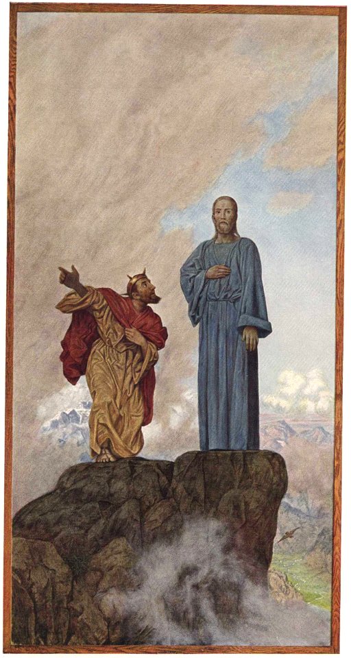 Hans Thoma Versuchung auf dem Berge