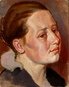Hans von Faber du Faur Mädchenportrait 338