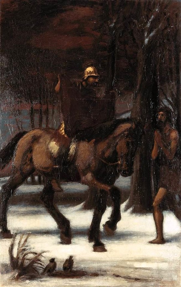 Hans von Marées - Die drei Reiter II, Hl. Martin - 7857 - Bavarian State Painting Collections