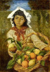 Hans Thoma Zitronenverkäuferin