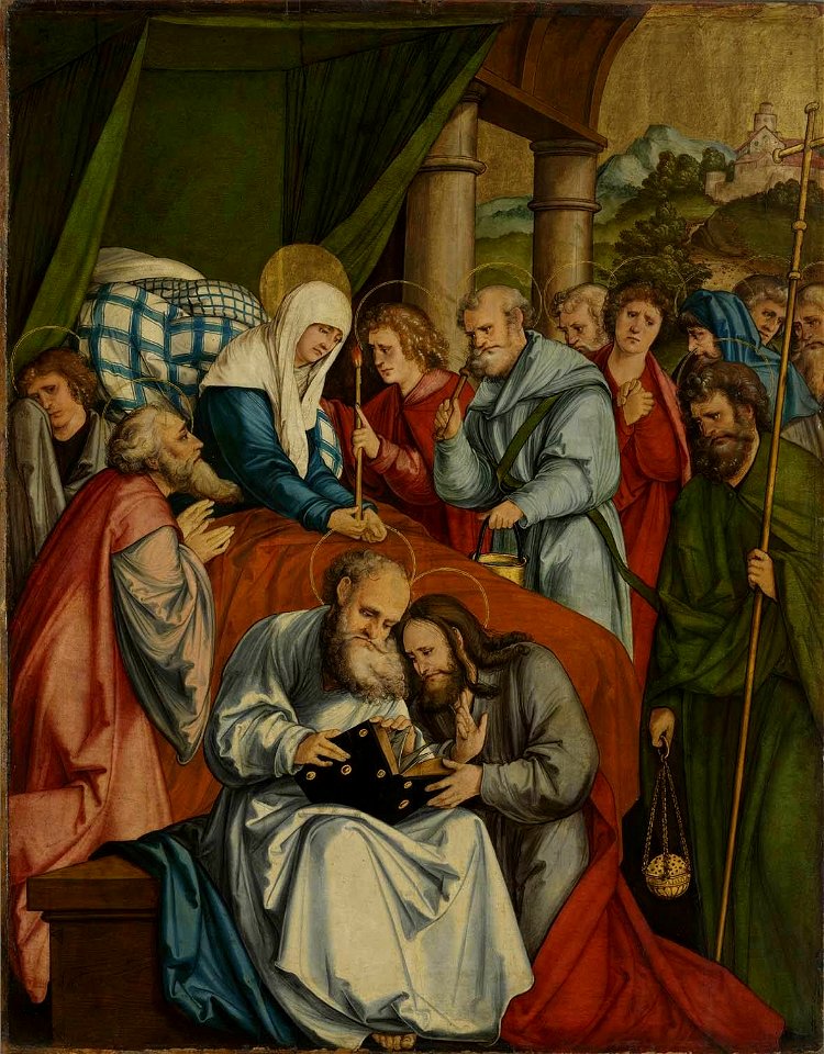 Hans Schäufelein - Christgartner Altar, Tod Mariens - WAF 920 - Bavarian State Painting Collections