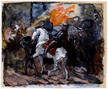 Hans von Faber du Faur Im Kampf