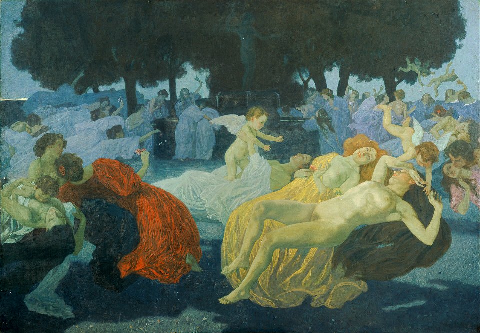 Hans Tichy - Am Brunnen der Liebe - 896 - Österreichische Galerie Belvedere
