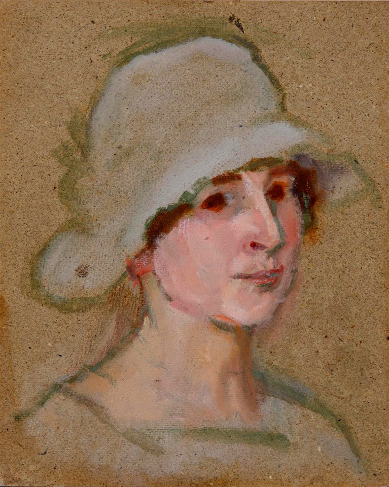 Hans von Faber du Faur Skizze Damenportrait