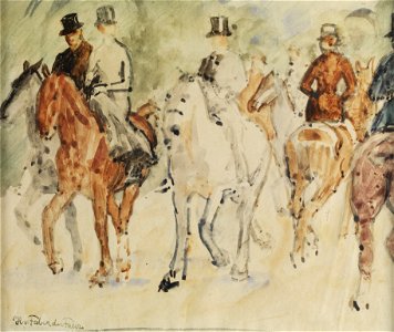 Hans von Faber du Faur Der Ausritt