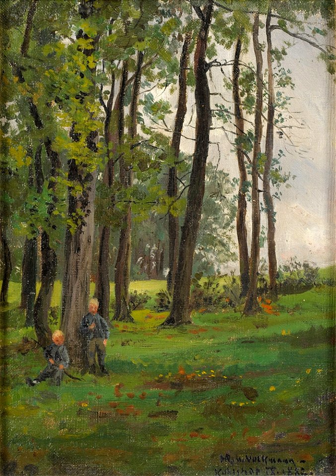 Hans von Volkmann Bei Kohlstadt 1882