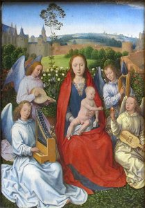 Hans Memling Dyptyk Monachijski 1. Free illustration for personal and commercial use.