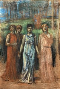 Hans von Marées - Singende Mädchen - 7870 - Bavarian State Painting Collections
