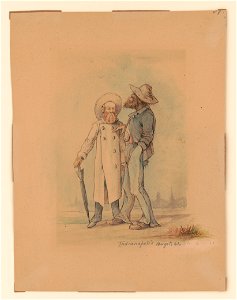 Hans, the cook of Company A and Henry von Trebra, Indianapolis, August 1861 LCCN2017646857