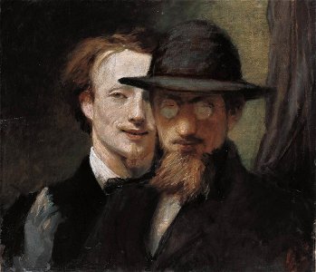 Hans-von-marees-doppelbildnis-marees-und-lenbach