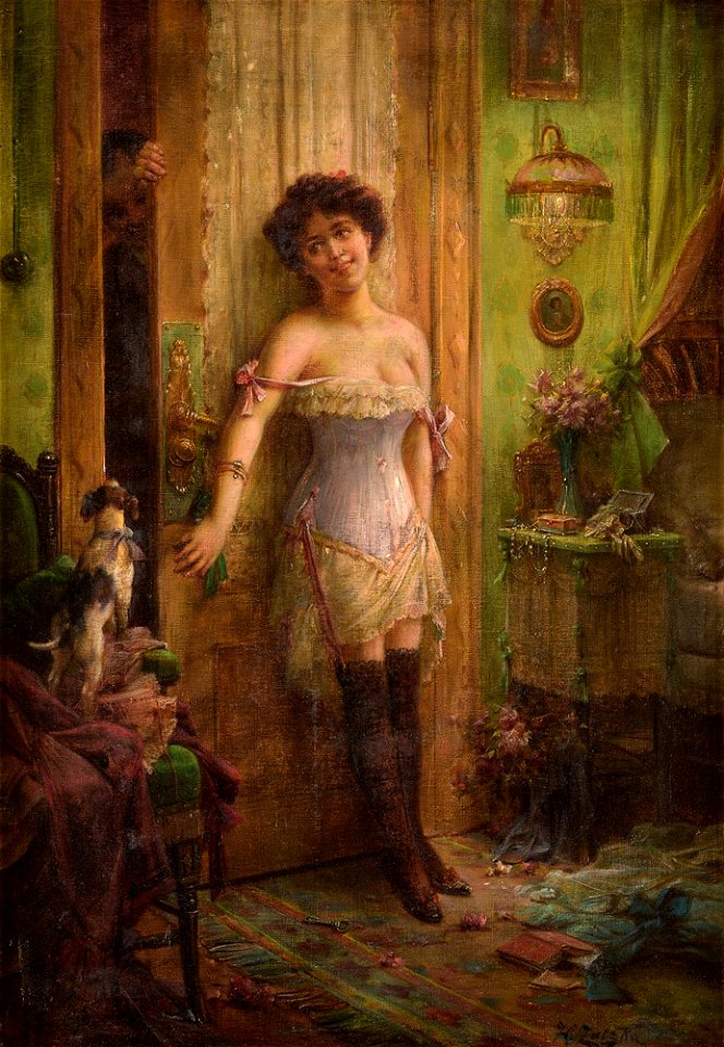 Hans Zatzka Der erwartete Besucher