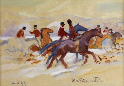 Hans von Faber du Faur Reitgesellschaft 1919