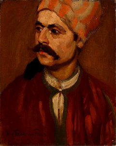 Hans von Faber du Faur Portrait eines Orientalen