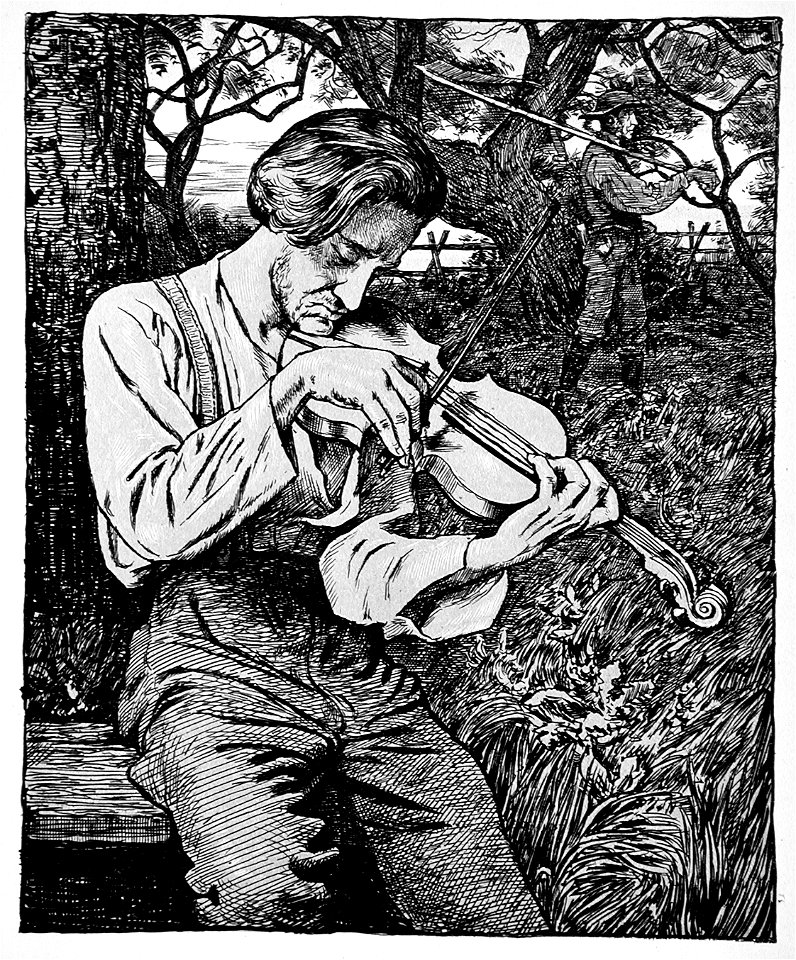 Hans Thoma - Der Geiger (ca. 1895)