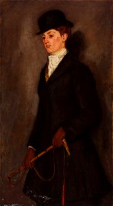 Hans von Faber du Faur Dame im Reitkostüm