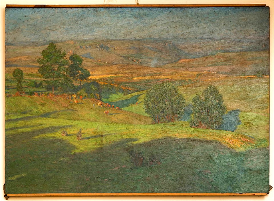 Hans Richard von Volkmann - Highland landscape at sunset - 186016 - National Museum in Warsaw