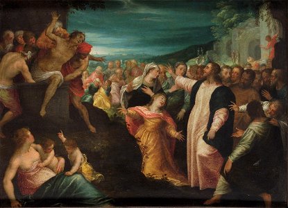 Hans Rottenhammer - Auferweckung des Lazarus - GG 1141 - Kunsthistorisches Museum