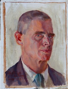 Hans von Faber du Faur Selbstportrait 1917-12-21