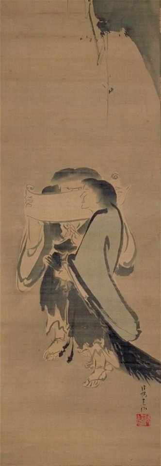 Hanshan and Shide by Ogata Kōrin