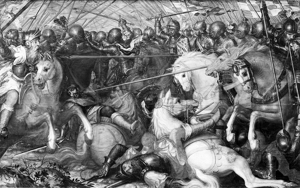 Hans Werl - Herzog Wilhelm I. von Straubing-Holland besiegt die Friesen - 3744 - Bavarian State Painting Collections