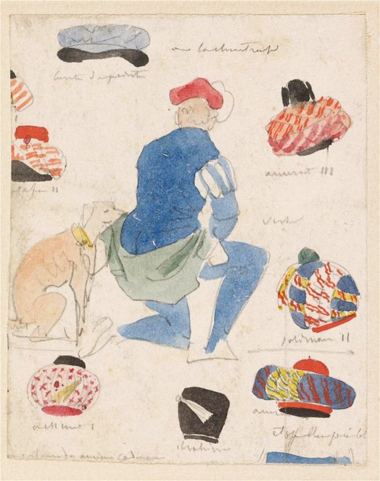 Ingres - MI.867.4211, Huit Coiffures diverses